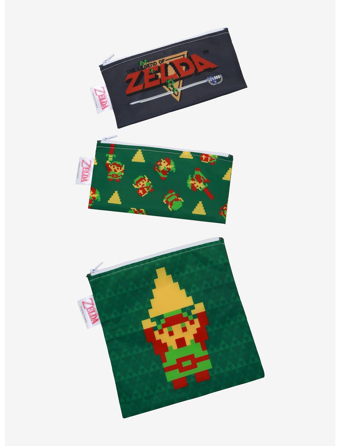 Nintendo The Legend of Zelda 8-Bit Reusable Snack Bag Set, , hi-res