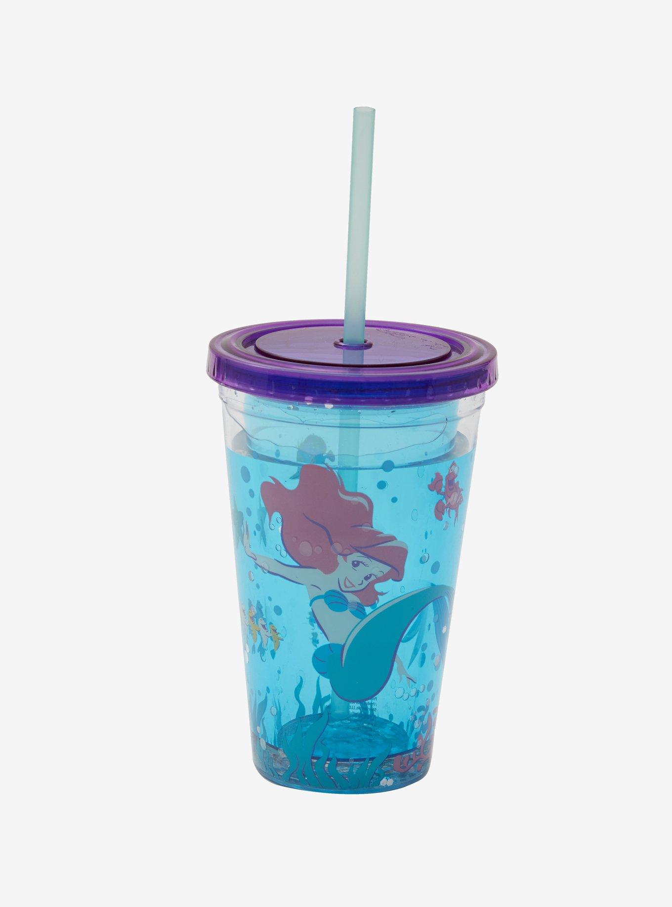 Disney The Little Mermaid Ariel Glitter Water Tumbler, , hi-res