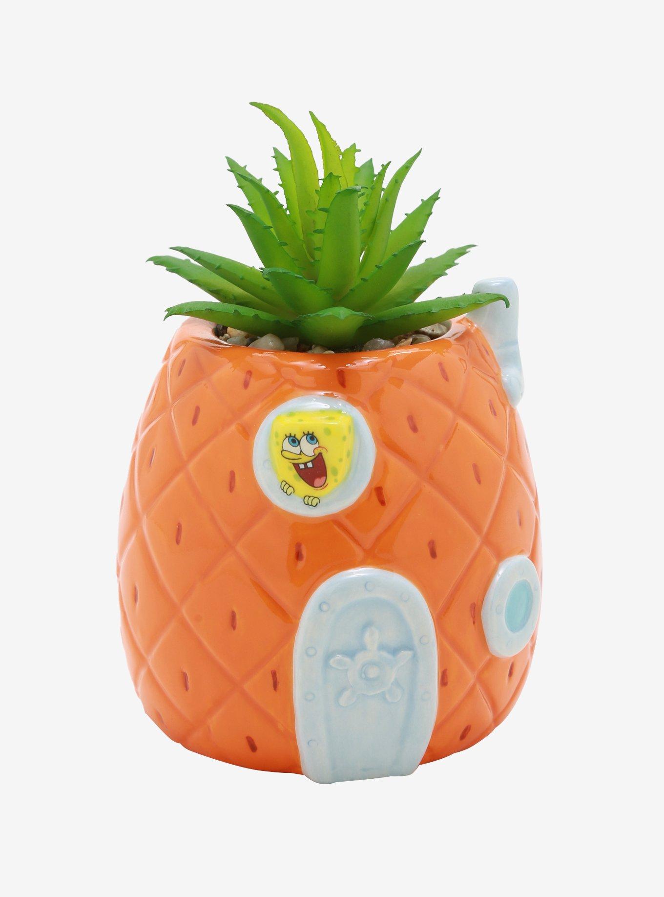 SpongeBob SquarePants Pineapple Faux Succulent Planter, , hi-res