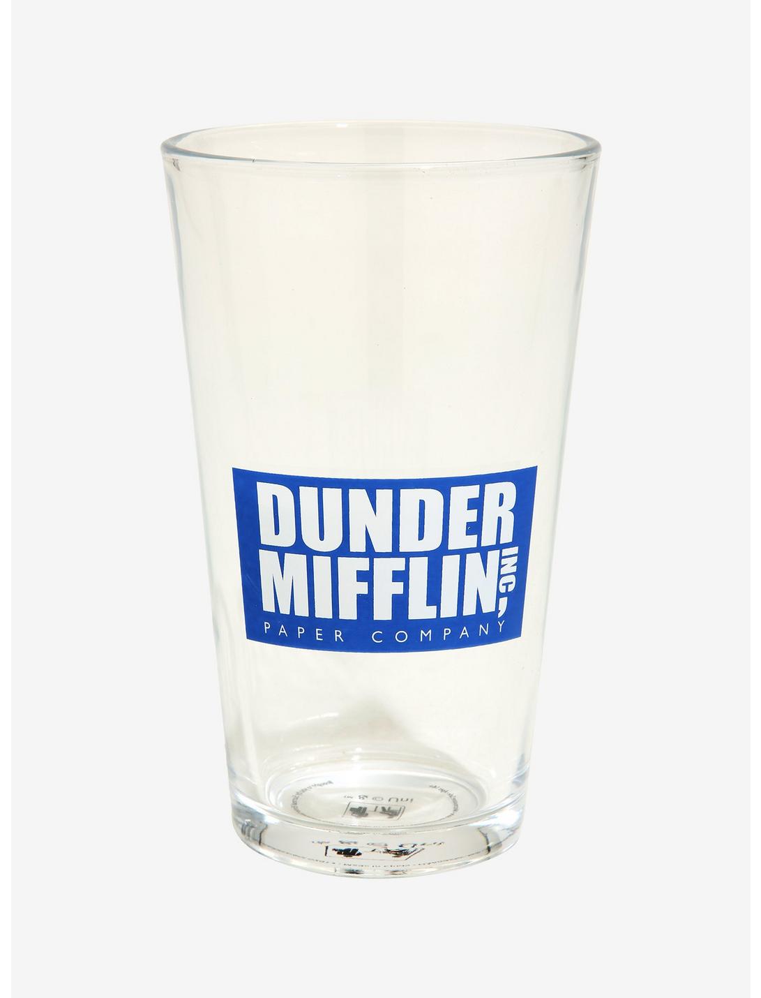 The Office Dunder Mifflin Logo Pint Glass - BoxLunch Exclusive, , hi-res