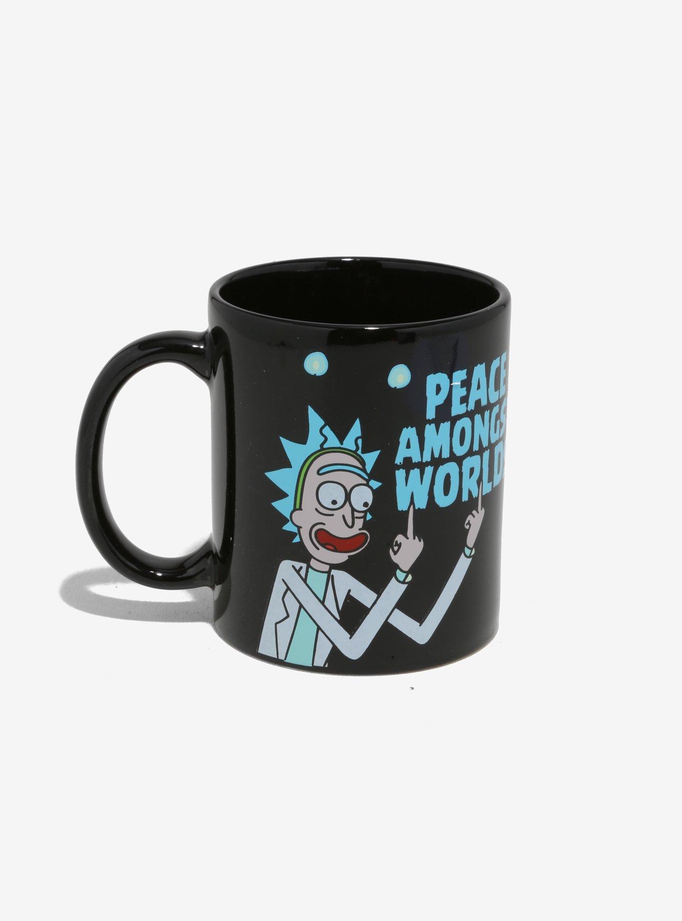 Rick and Morty Peace Among Worlds Mug - BoxLunch Exclusive, , hi-res