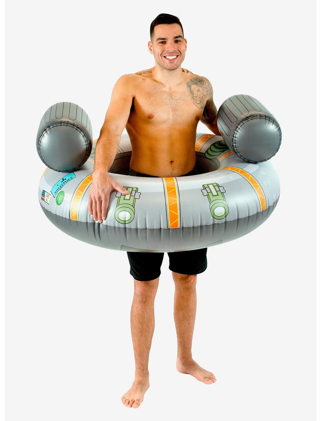 Rick and Morty Rick's Ship Inflatable Pool Tube, , hi-res