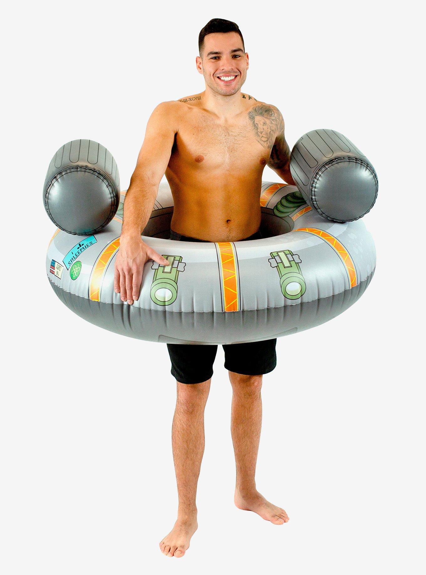 Rick and Morty Rick's Ship Inflatable Pool Tube, , hi-res