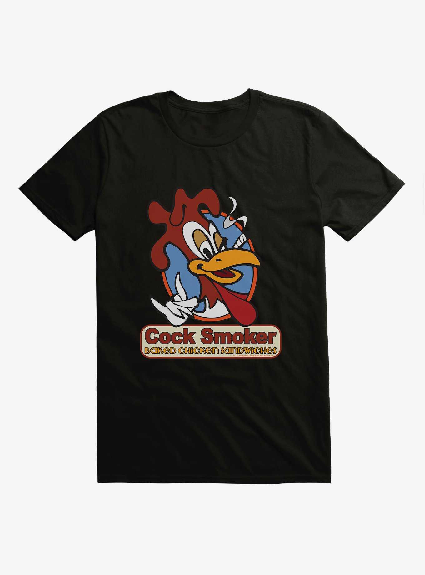 Jay and Silent Bob Reboot Cock Smoker Baked Chicken Sandwiches T-Shirt, , hi-res