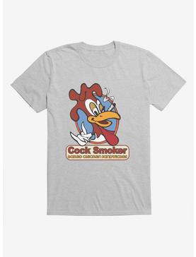 Jay and Silent Bob Reboot Cock Smoker Baked Chicken Sandwiches T-Shirt, HEATHER GREY, hi-res