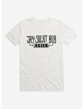 Jay and Silent Bob Reboot Reboot Movie Logo T-Shirt, WHITE, hi-res
