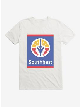 Jay and Silent Bob Reboot Southbest Poster T-Shirt, WHITE, hi-res
