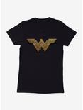 DC Comics Wonder Woman Logo Cosplay Womens T-Shirt, BLACK, hi-res