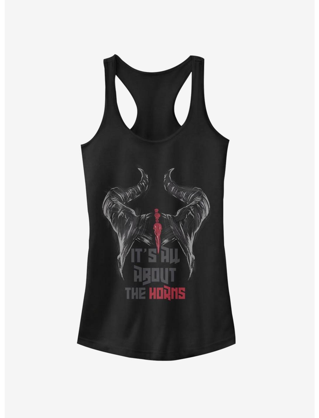 Disney Maleficent: Mistress Of Evil It's All About The Horns Girls Tank, BLACK, hi-res