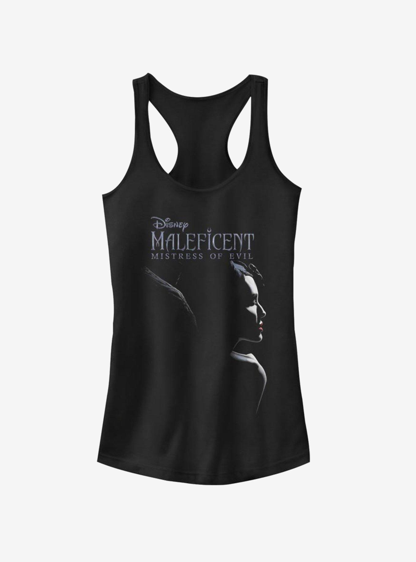 Disney Maleficent: Mistress Of Evil Smirk Girls Tank, BLACK, hi-res