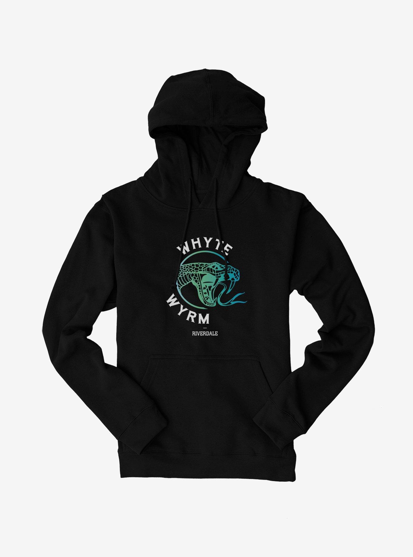 Riverdale Whyte Wyrm Color Logo Hoodie, BLACK, hi-res