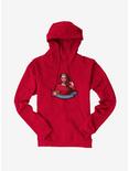Riverdale Cheryl Blossom Banner Hoodie, RED, hi-res