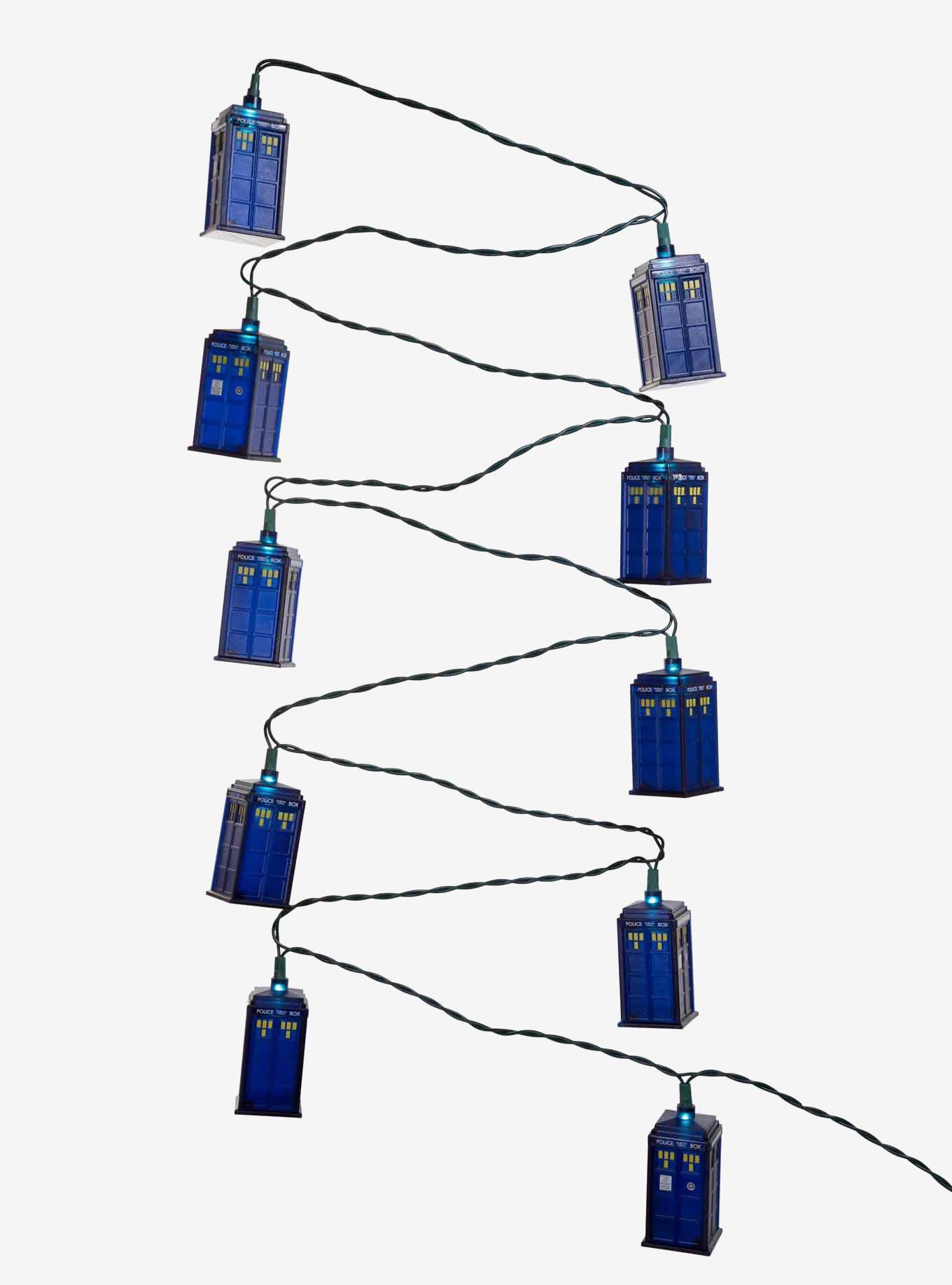 Doctor Who Blue Tardis Light Set, , hi-res