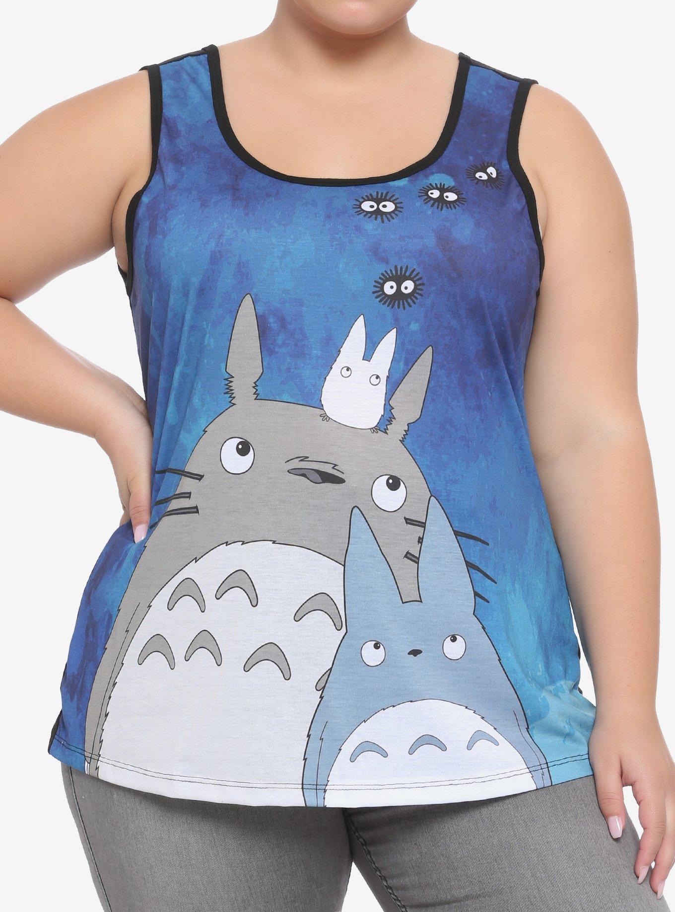 Studio Ghbili My Neighbor Totoro Soot Sprites & Totoros Girls Tank Top Plus Size, MULTI, hi-res view 1