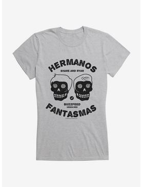 Buzzfeed's Unsolved Hermanos Fantasmas Girls T-Shirt, HEATHER, hi-res