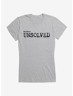 Buzzfeed's Unsolved Logo Girls T-Shirt, HEATHER, hi-res