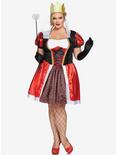 Wonderland Queen Costume Plus Size, RED  BLACK, hi-res