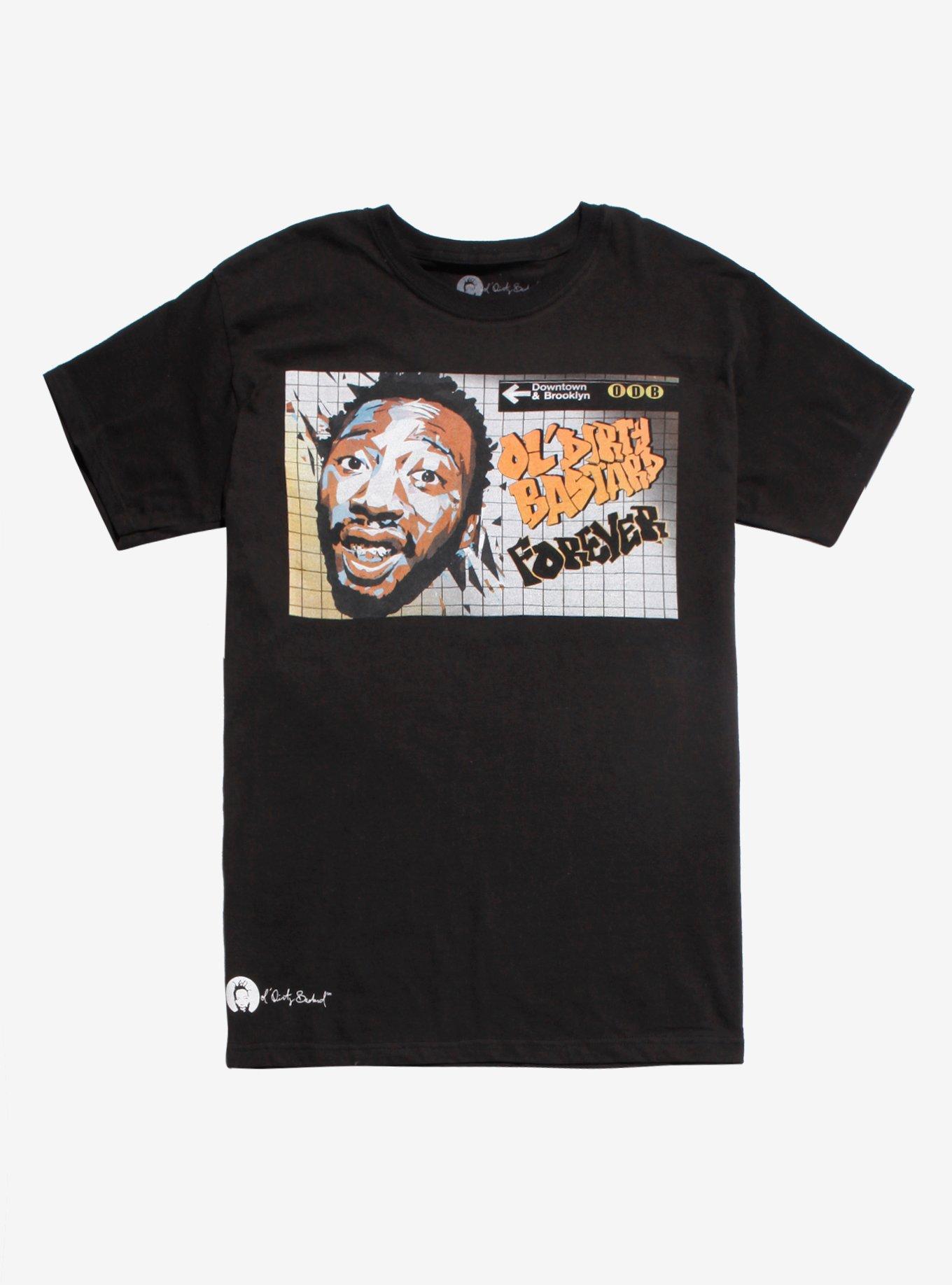 Ol' Dirty Bastard Forever Subway Art T-Shirt, BLACK, hi-res