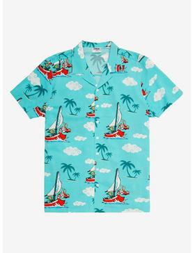 Plus Size Nintendo The Legend of Zelda: The Wind Waker Woven Button-Up - BoxLunch Exclusive, , hi-res