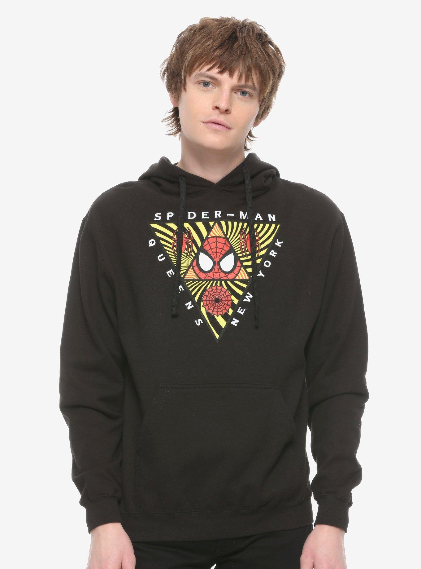 Marvel Spider-Man Queens New York Hoodie, BLACK, hi-res