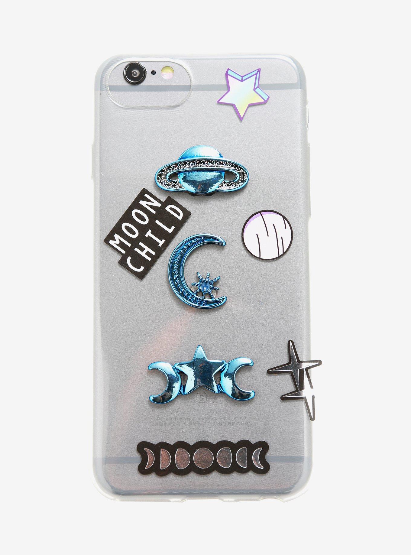 Moon Sticker & Charm Customizable iPhone 6/7/8 Case, , hi-res