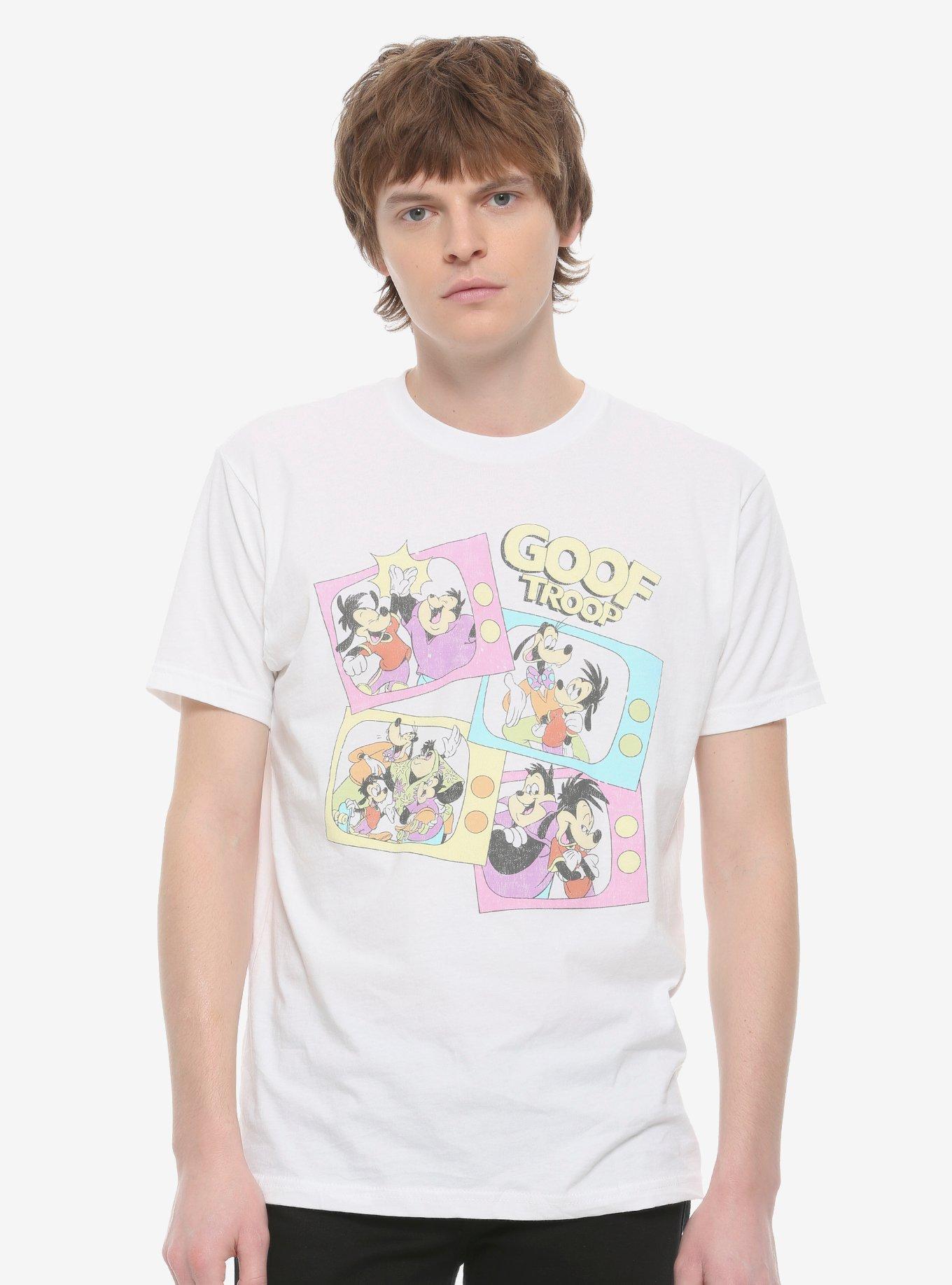 Disney Goof Troop Retro T-Shirt - BoxLunch Exclusive, WHITE, hi-res