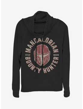 Star Wars The Mandalorian Lone Wolf Cowlneck Long-Sleeve Womens Top, , hi-res