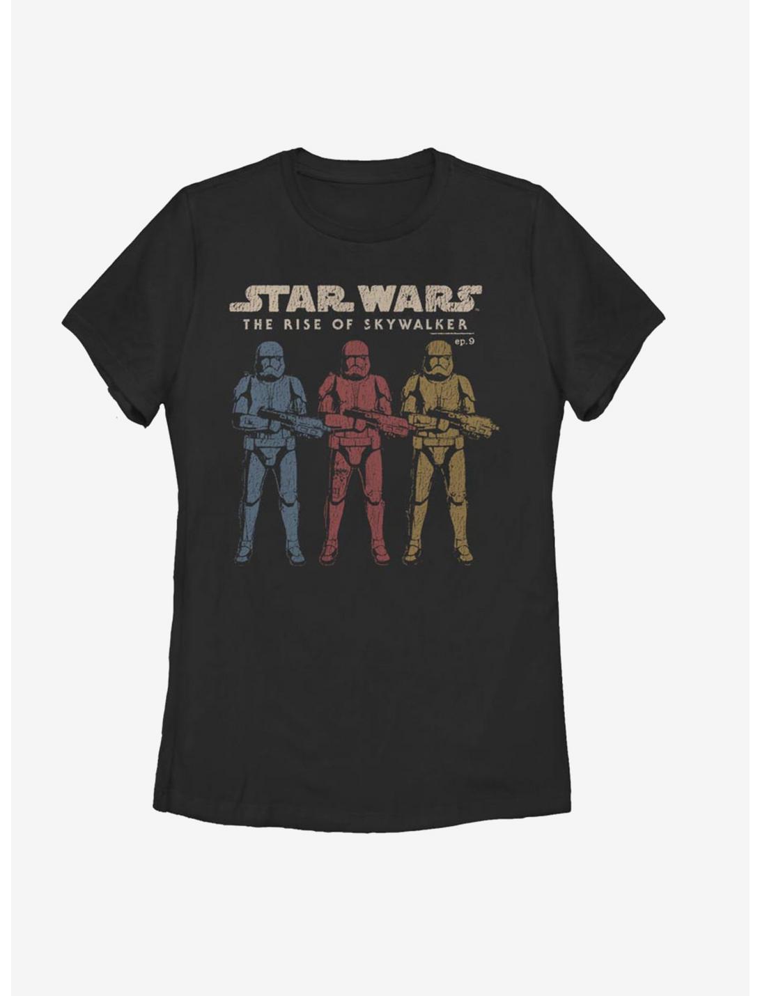 Star Wars Episode IX The Rise Of Skywalker Color Guards Womens T-Shirt, BLACK, hi-res