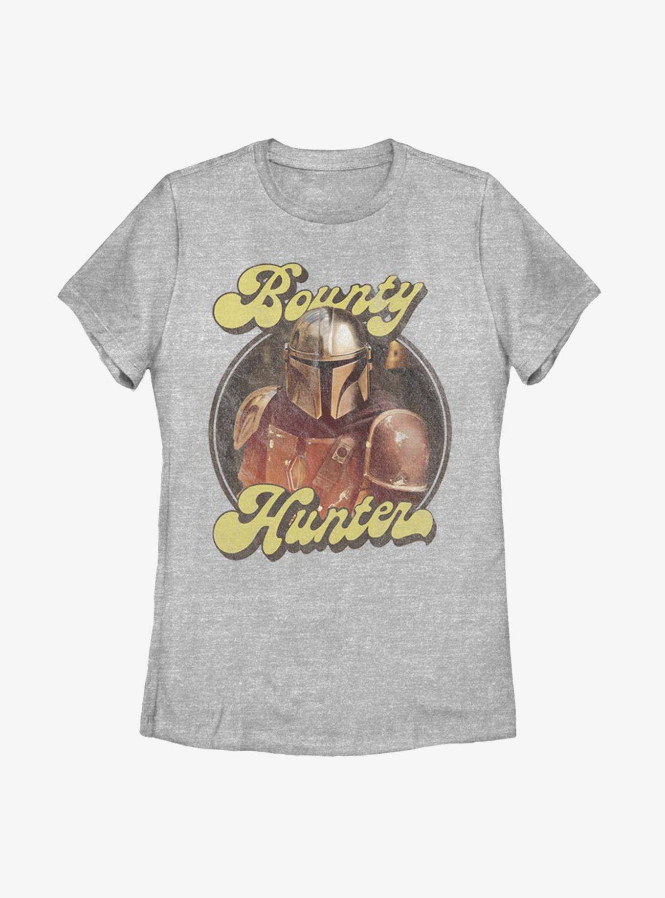 Star Wars The Mandalorian Bounty Retro Womens T-Shirt, ATH HTR, hi-res