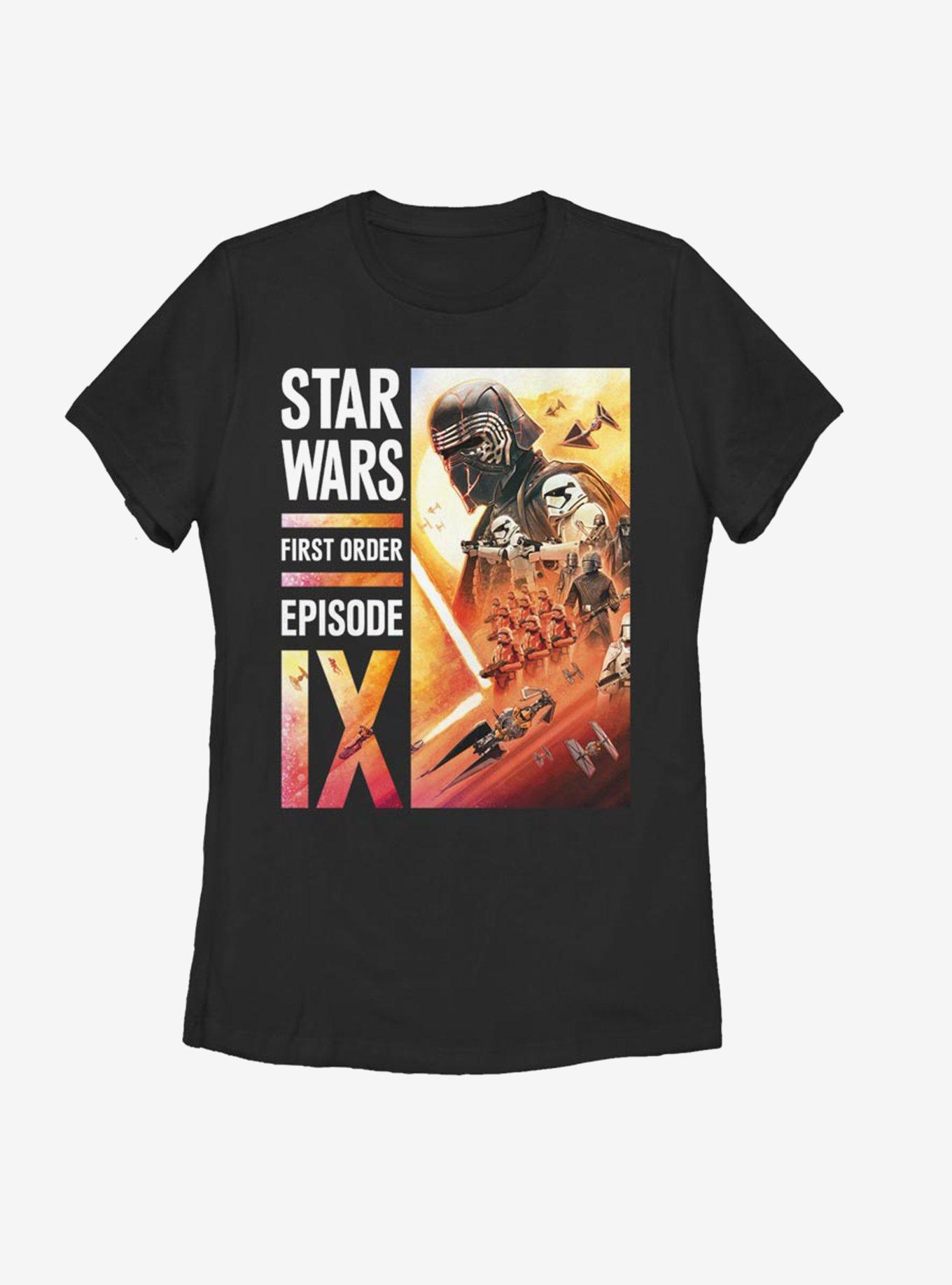 Star Wars Episode IX The Rise Of Skywalker First Order Collage Womens T-Shirt, , hi-res