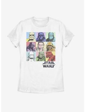 Star Wars Episode IX The Rise Of Skywalker Pastel Rey Boxes Womens T-Shirt, , hi-res