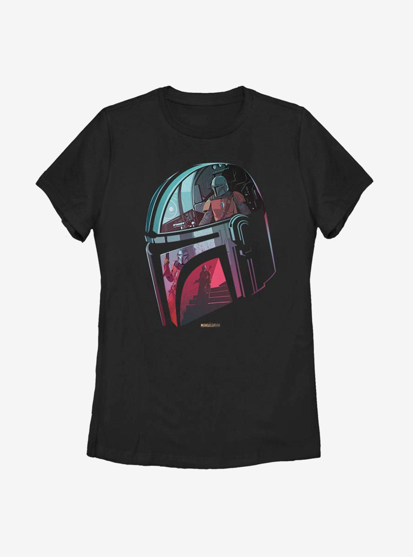 Star Wars The Mandalorian Inside The Helmet Womens T-Shirt, , hi-res