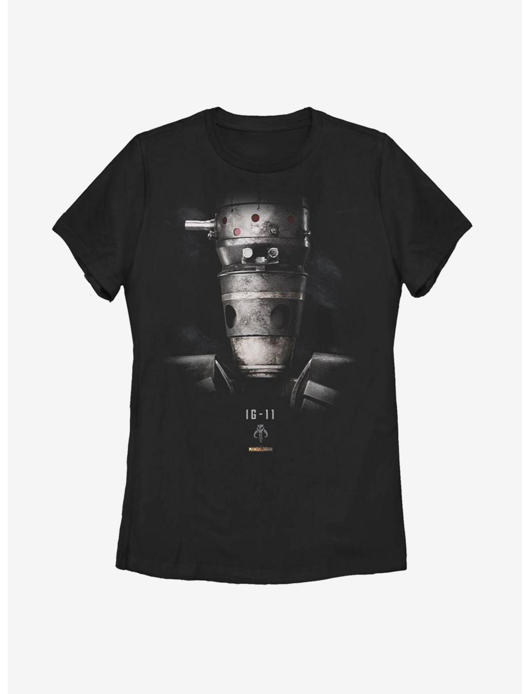 Star Wars The Mandalorian IG Portrait Womens T-Shirt, BLACK, hi-res