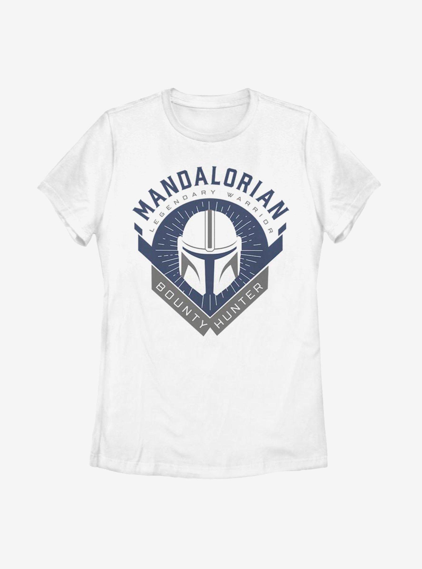 Star Wars The Mandalorian Bounty Hunter Crest Womens T-Shirt, , hi-res