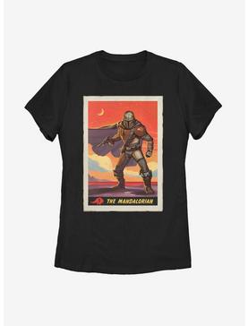 Star Wars The Mandalorian Retro Poster Womens T-Shirt, , hi-res