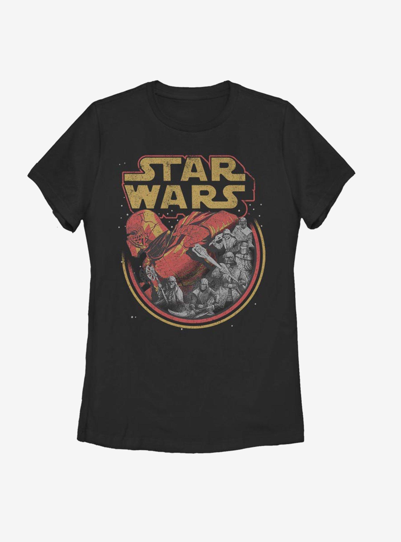 Star Wars Episode IX The Rise Of Skywalker Retro Villains Womens T-Shirt, BLACK, hi-res