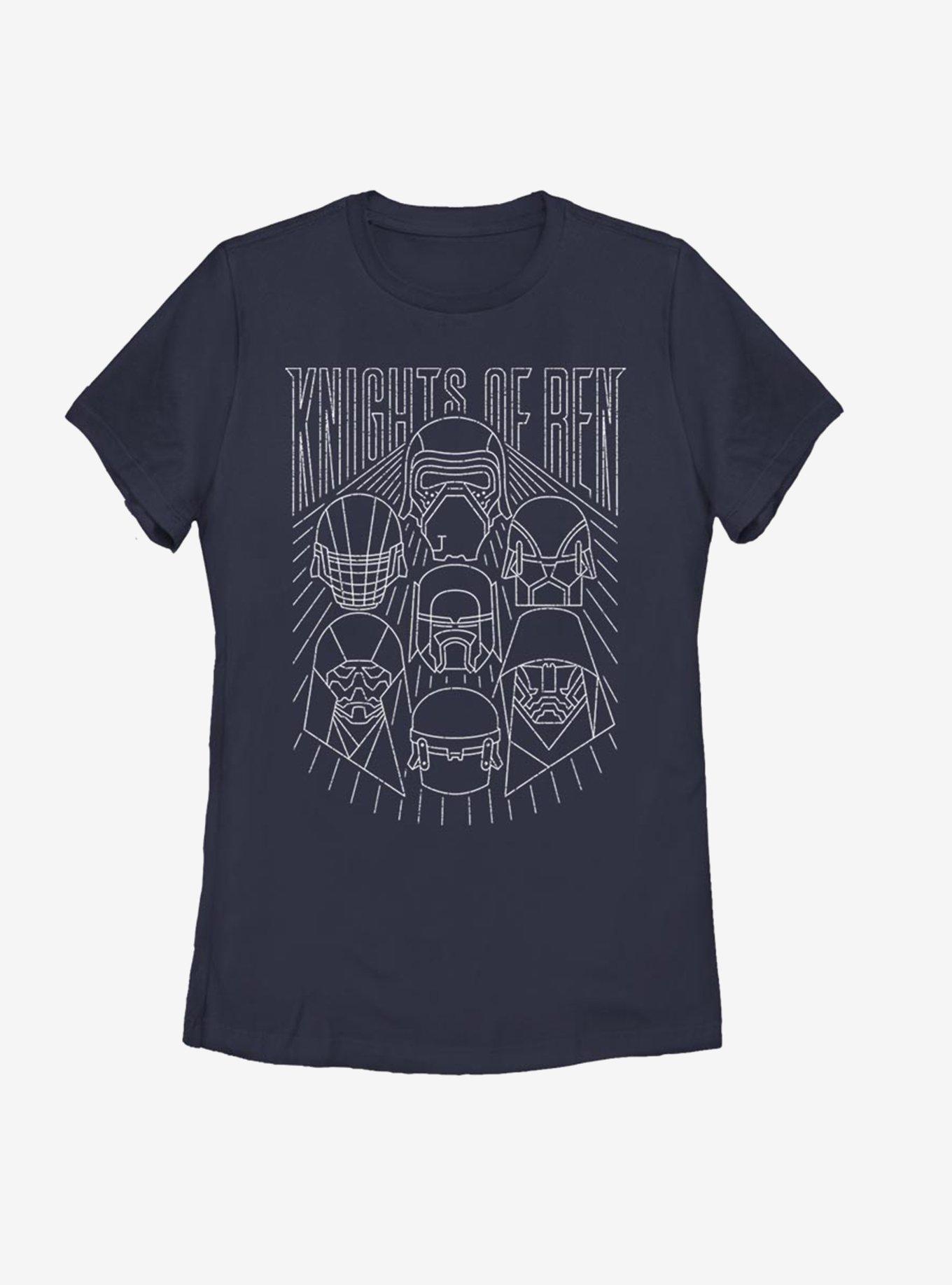 Star Wars Episode IX The Rise Of Skywalker Simple Outlines Womens T-Shirt, , hi-res