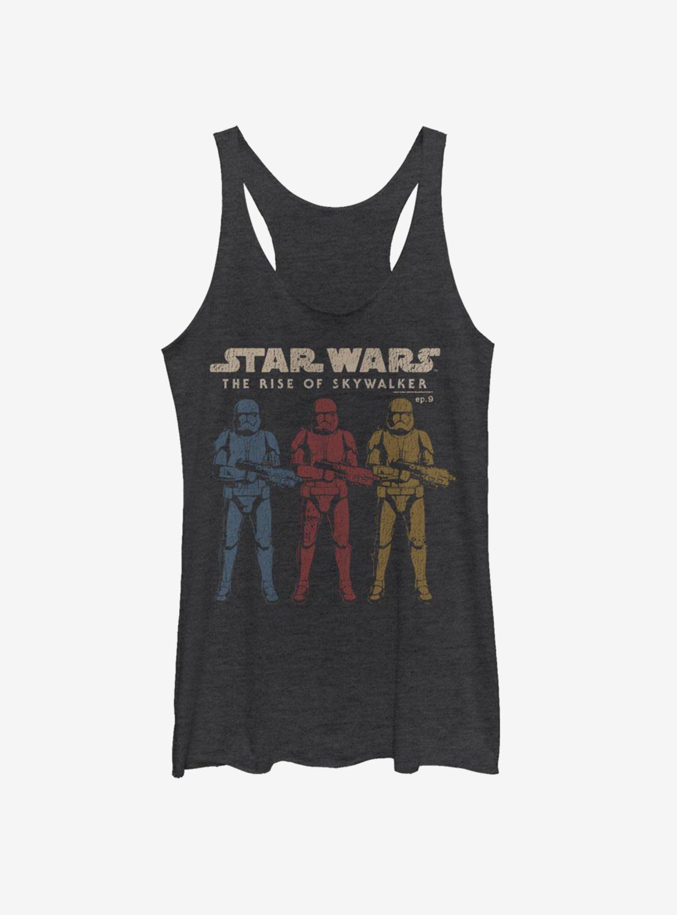 Star Wars Episode IX The Rise Of Skywalker Color Guards Womens Tank Top, BLK HTR, hi-res
