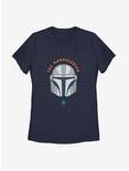Star Wars The Mandalorian Simple Shield Womens T-Shirt, NAVY, hi-res