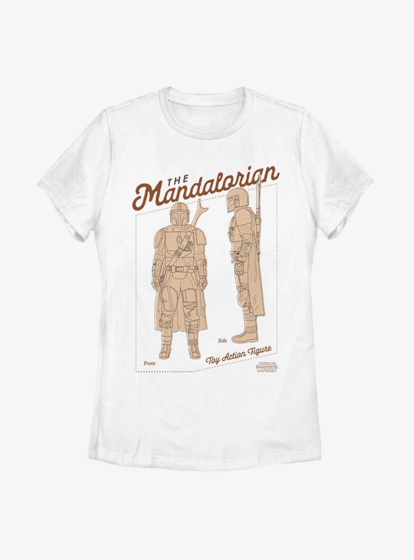 Star Wars The Mandalorian Action Figure Womens T-Shirt, , hi-res