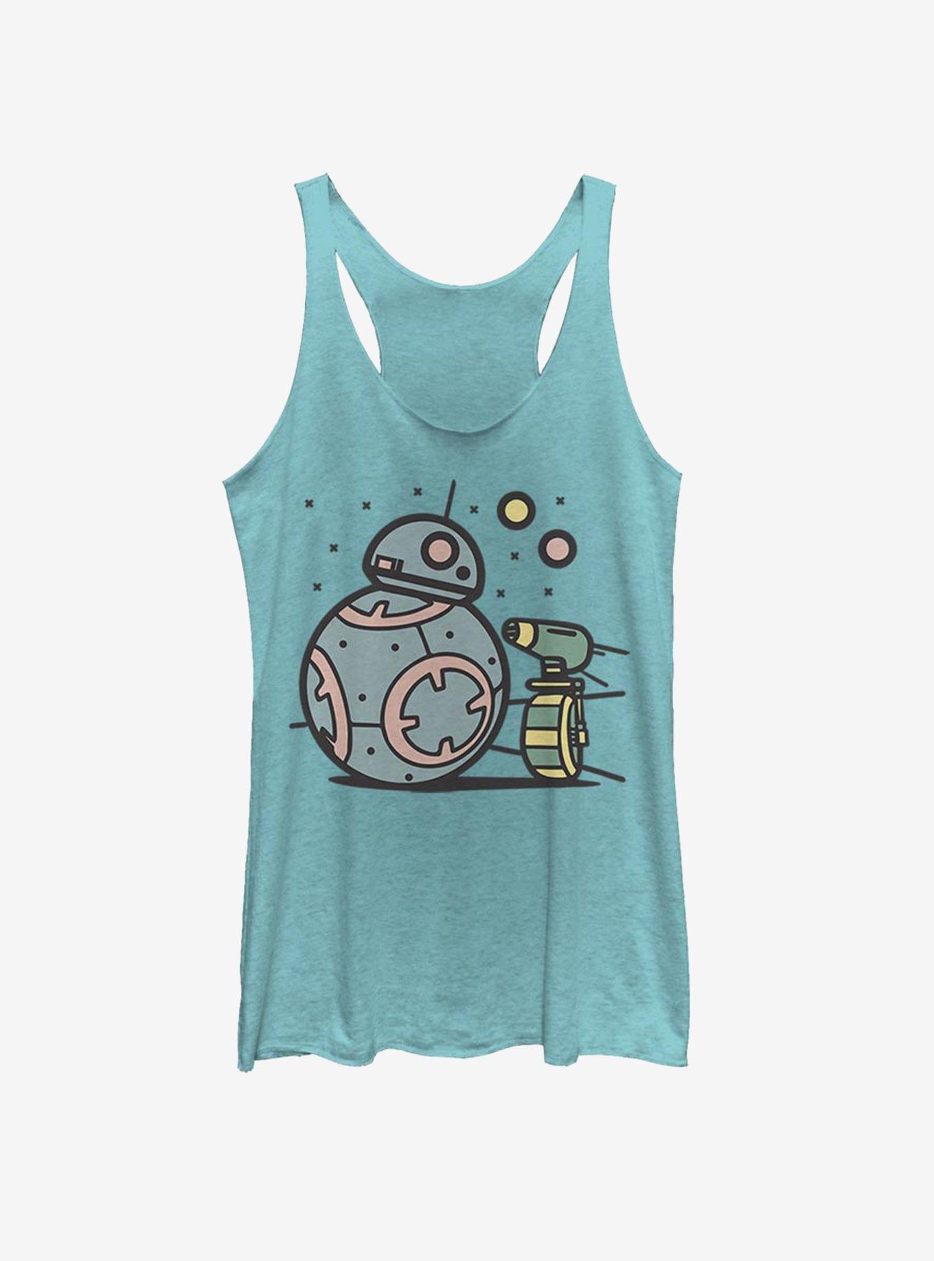 Star Wars Episode IX The Rise Of Skywalker Droid Team Womens Tank Top, TAHI BLUE, hi-res