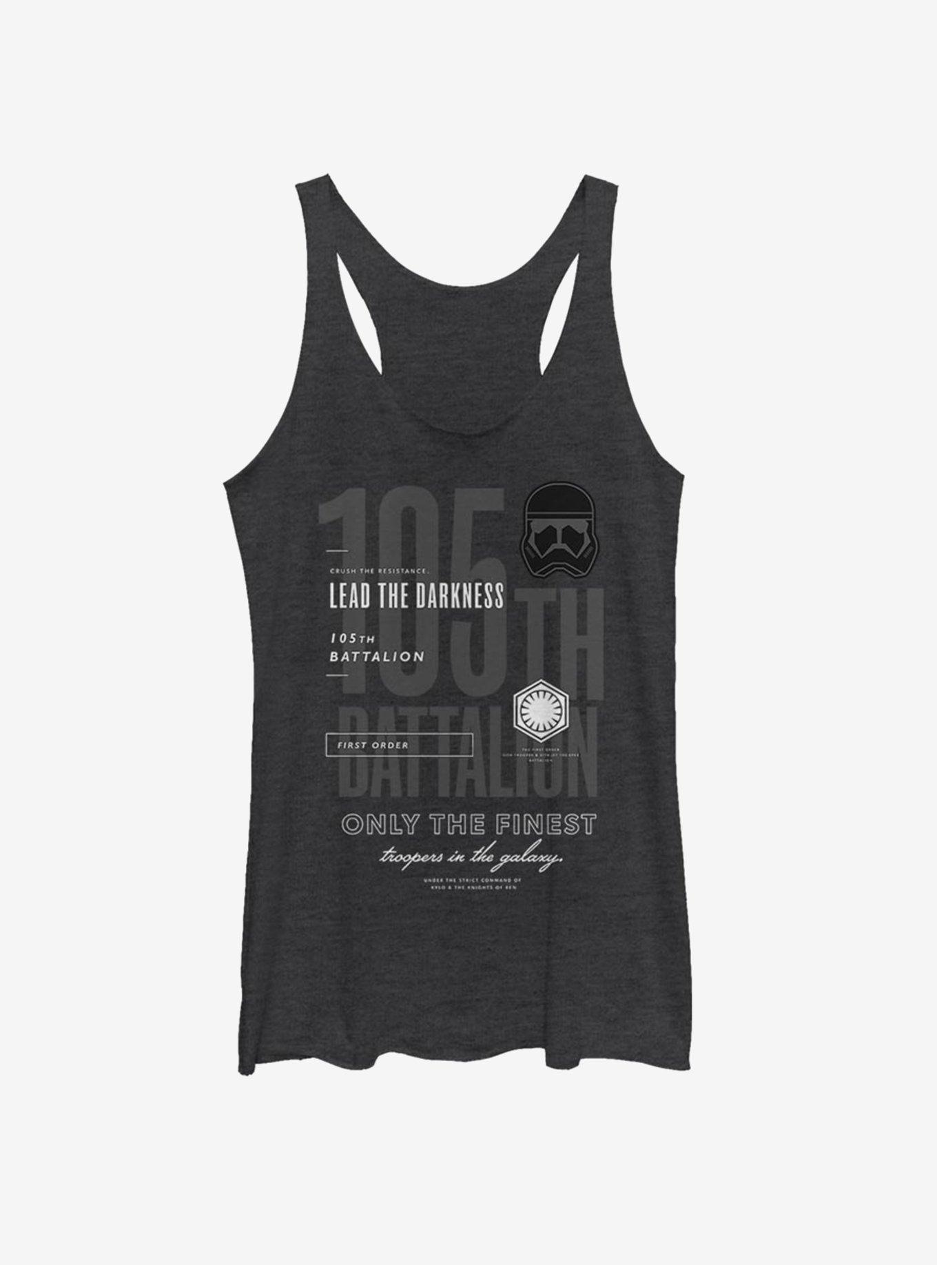 Star Wars Episode IX The Rise Of Skywalker Lead Darkness Womens Tank Top, BLK HTR, hi-res