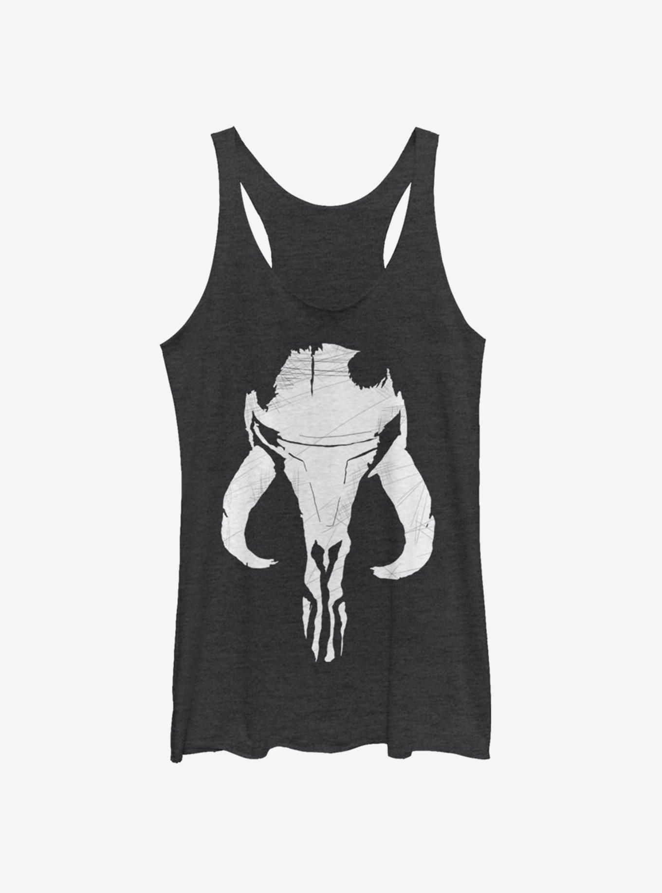 Star Wars The Mandalorian Bounty Hunter Mandalorian Mixed Symbol Womens Tank Top, , hi-res