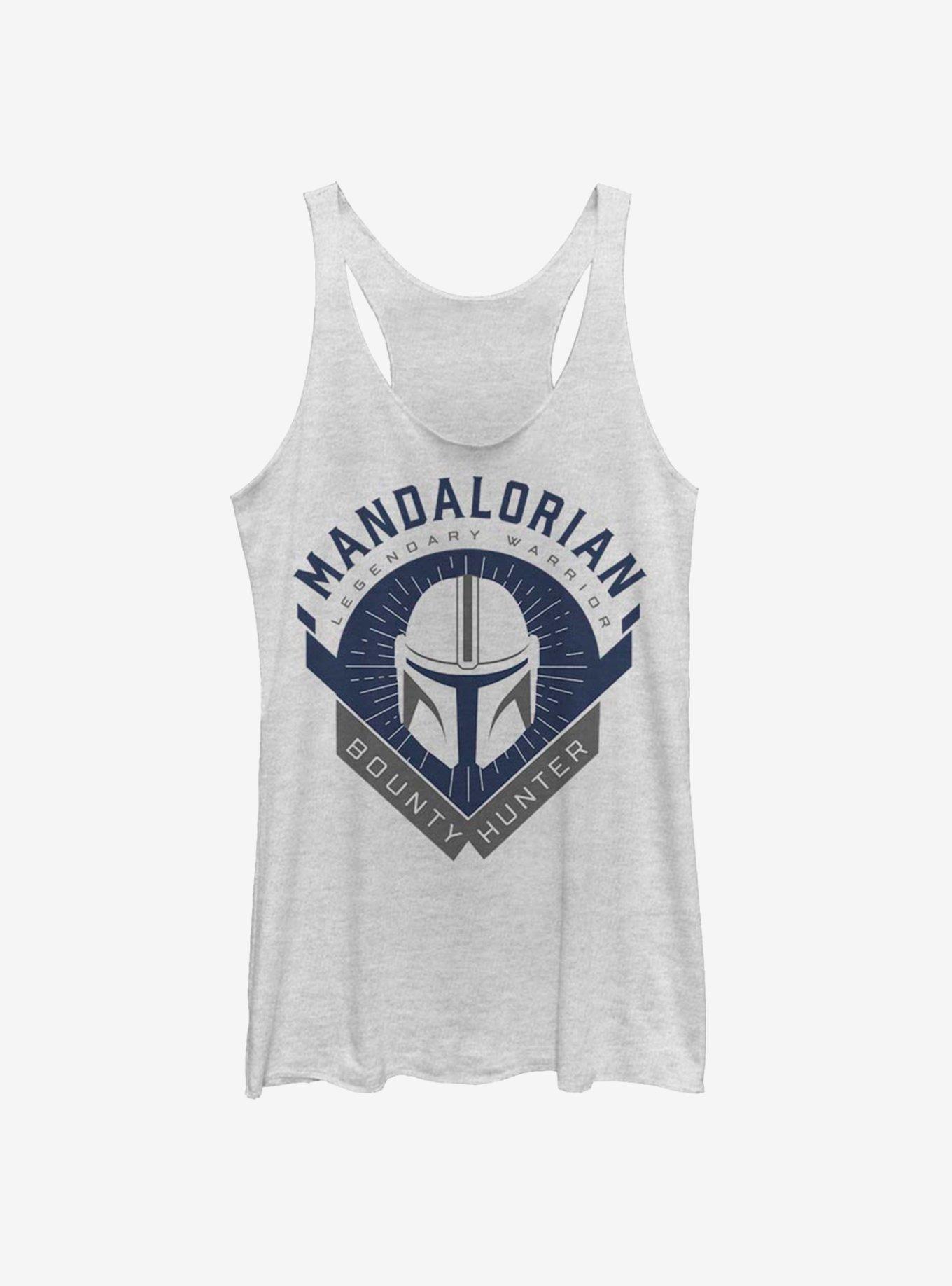 Star Wars The Mandalorian Bounty Hunter Crest Womens Tank Top, , hi-res