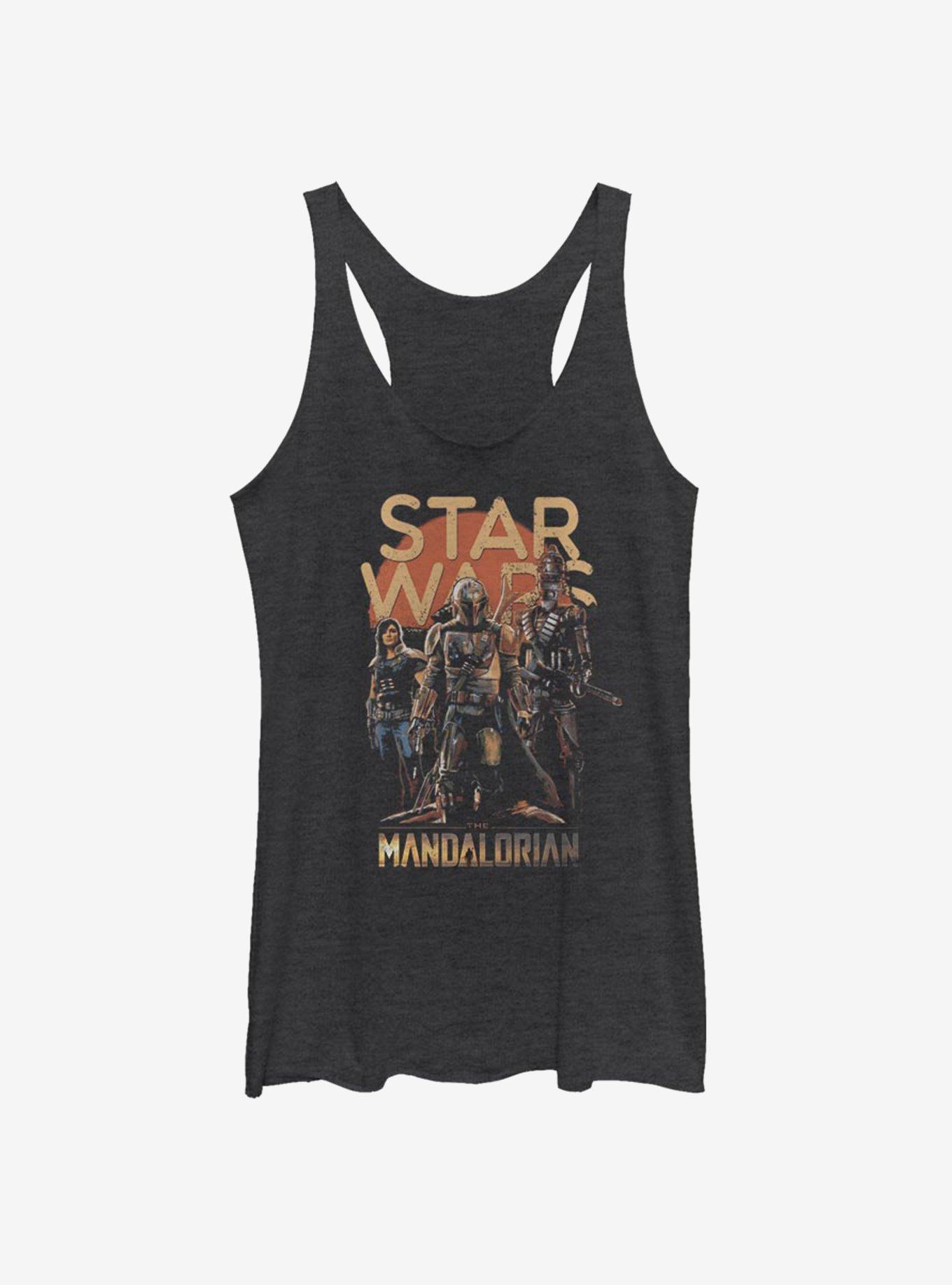 Star Wars The Mandalorian Character Pose Womens Tank Top, , hi-res
