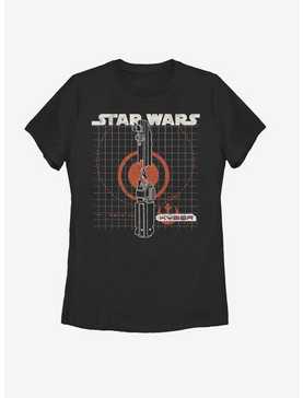 Star Wars Episode IX The Rise Of Skywalker Kyber Crystal Womens T-Shirt, , hi-res