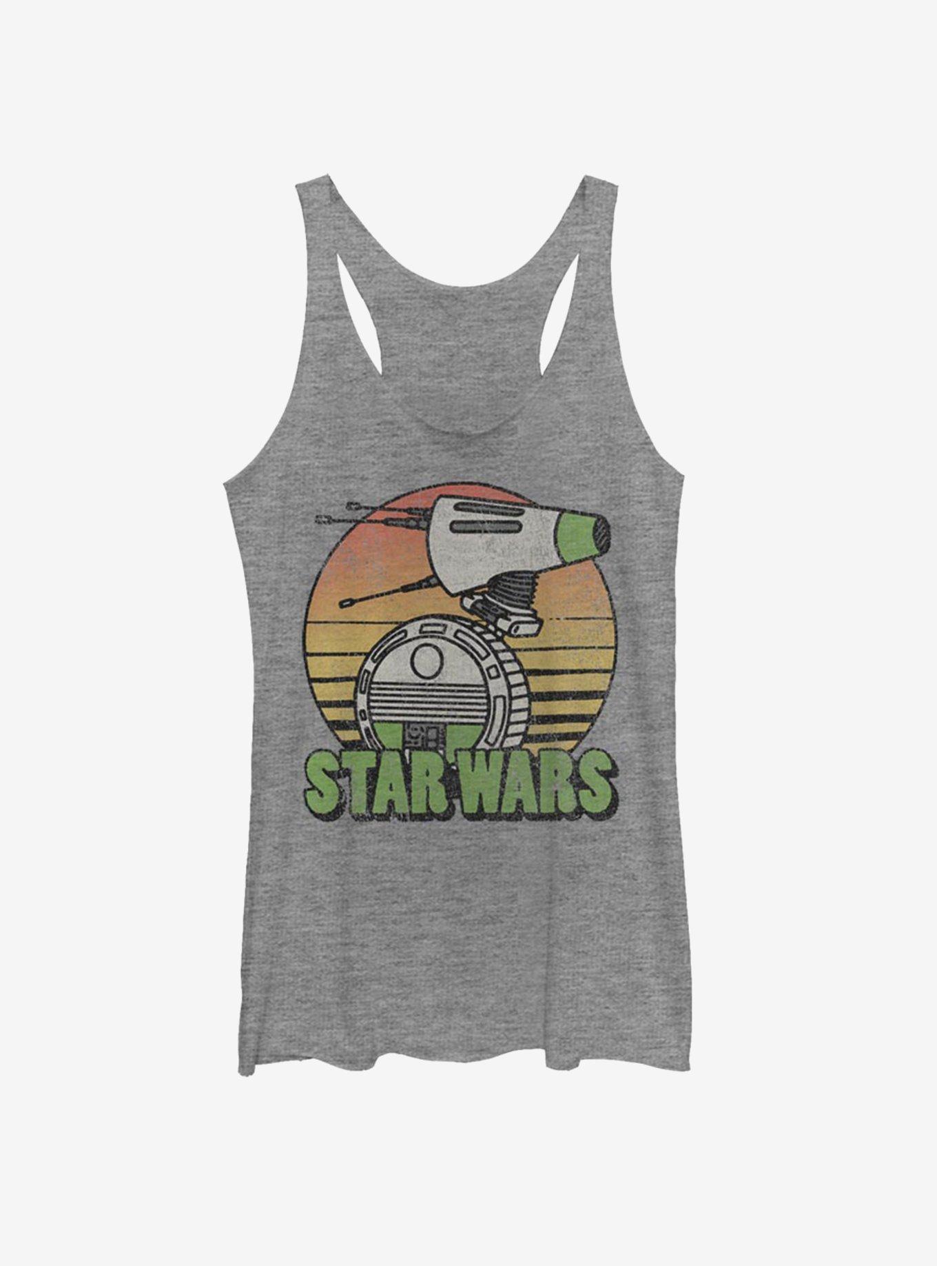 Star Wars Episode IX The Rise Of Skywalker Just D-O It Womens Tank Top, GRAY HTR, hi-res