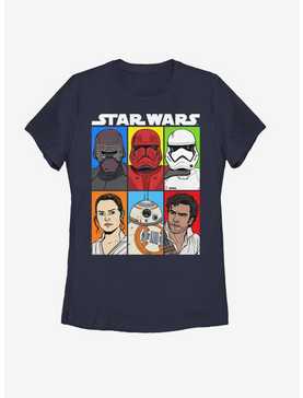 Star Wars Episode IX The Rise Of Skywalker Friends And Foes Womens T-Shirt, , hi-res