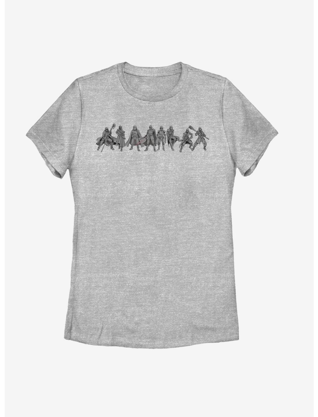 Star Wars Episode IX The Rise Of Skywalker New Order Lineup Womens T-Shirt, ATH HTR, hi-res