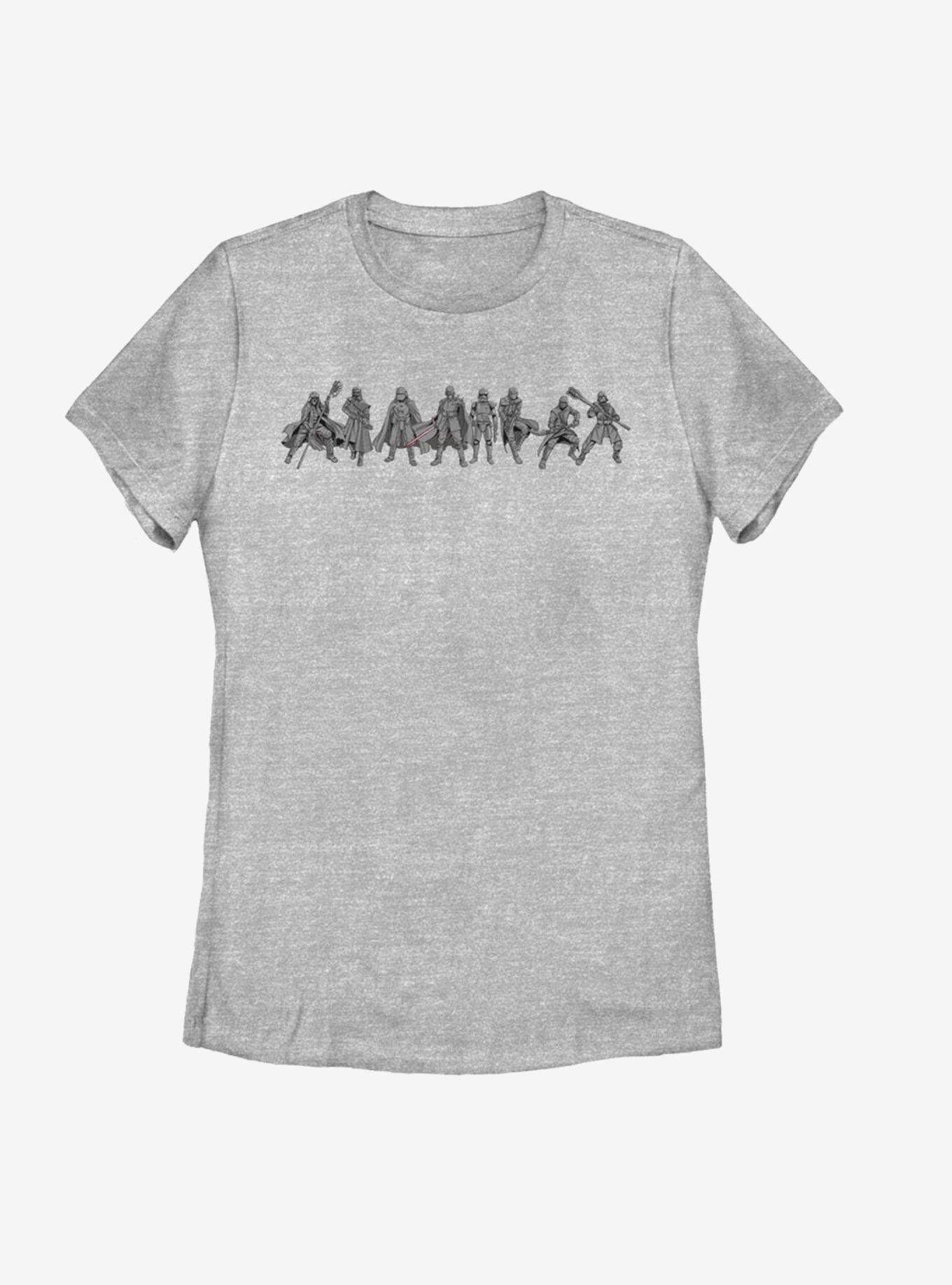 Star Wars Episode IX The Rise Of Skywalker New Order Lineup Womens T-Shirt, ATH HTR, hi-res